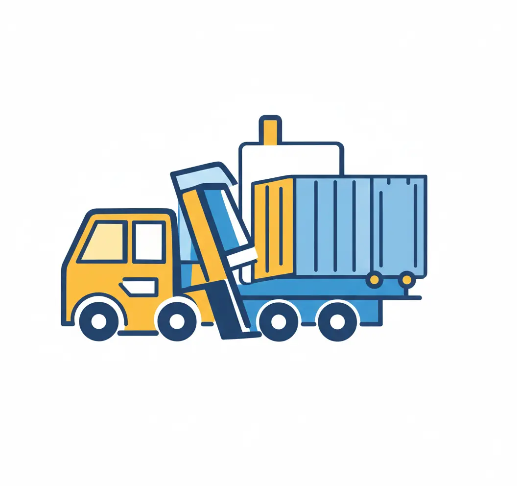 Packaging material production and container loading
